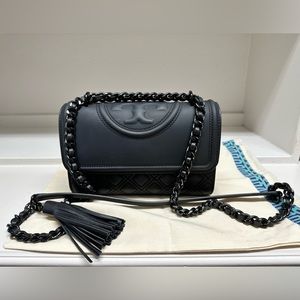 Authentic Tory Burch SMALL FLEMING MATTE CONVERTIBLE SHOULDER BAG